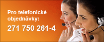 Pro telefonické objednávky: 271 750 261-4